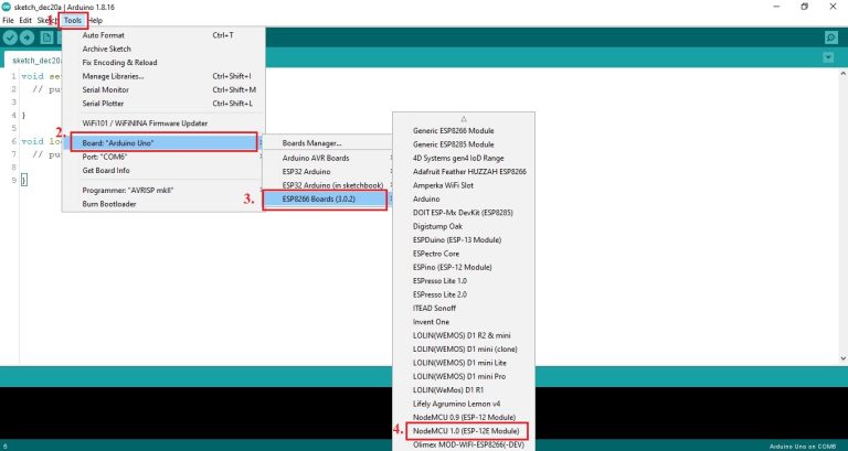 สอนการใช้งาน Nodemcu Esp8266 กับโปรแกรม Arduino Ide The Invention จุดไฟความคิดสร้างสรรค์ในตัวคุณ 6123